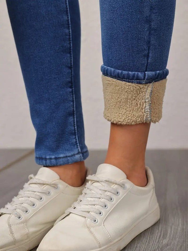 TESSA | FLEECE LINED JEANS