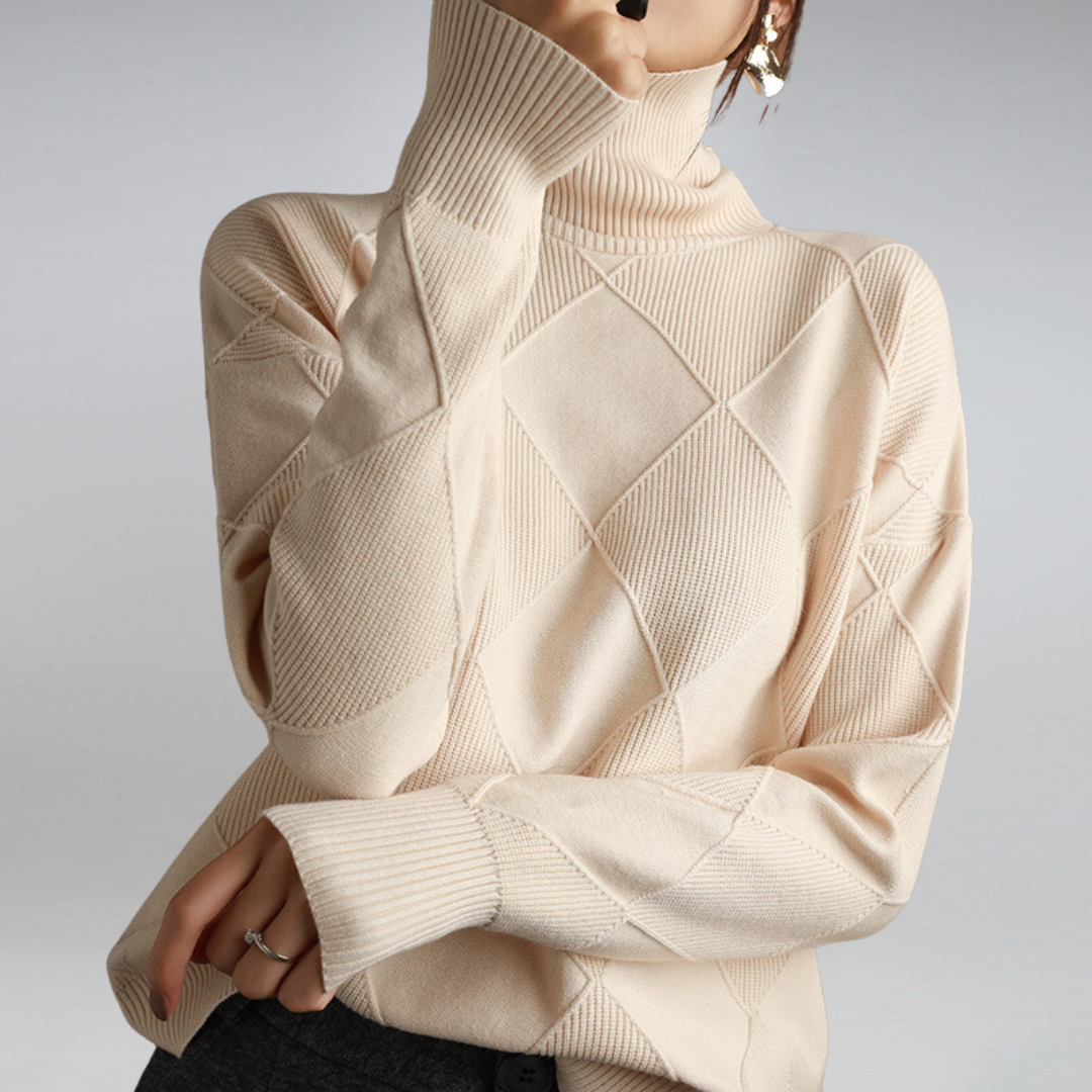 ELLA | CASHMERE TURTLENECK SWEATER