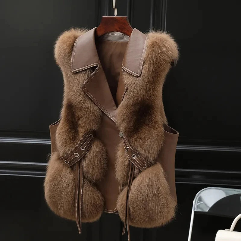 CELINE | EMPRESS FAUX FUR GILET