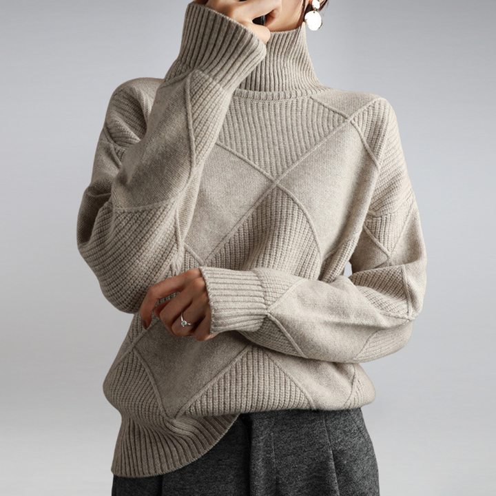 ELLA | CASHMERE TURTLENECK SWEATER