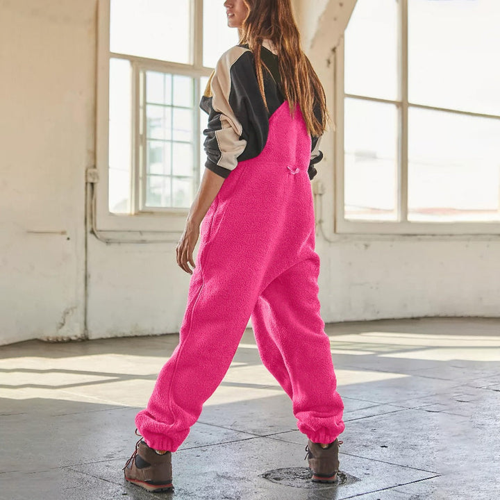 MARIE | ADJUSTABLE CORDUROY FLEECE JUMPSUIT