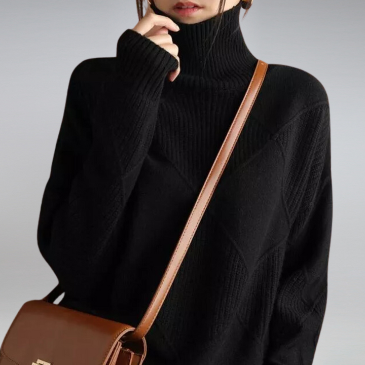 ELLA | CASHMERE TURTLENECK SWEATER