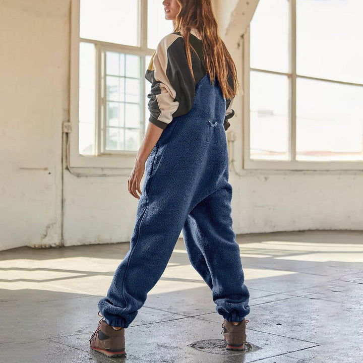 MARIE | ADJUSTABLE CORDUROY FLEECE JUMPSUIT