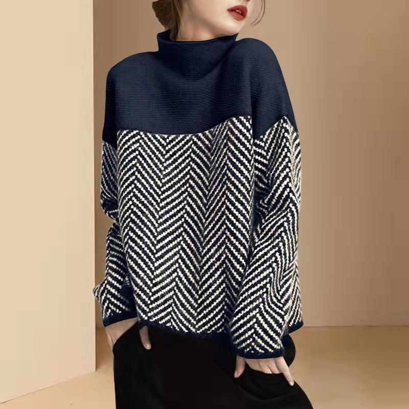 JULIETTE | CONTRAST WARM SWEATER