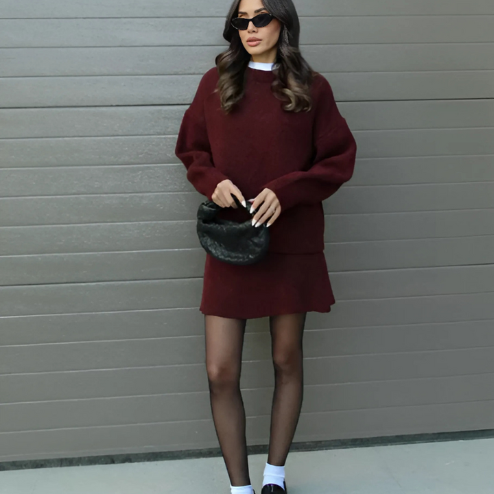 HEIDI® | 2 PIECE SET SWEATER + SKIRT