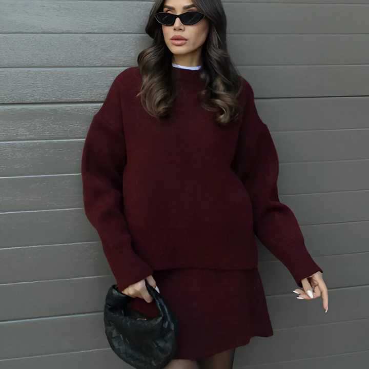 HEIDI® | 2 PIECE SET SWEATER + SKIRT