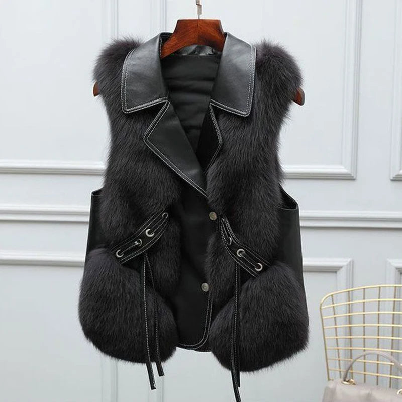 CELINE | EMPRESS FAUX FUR GILET