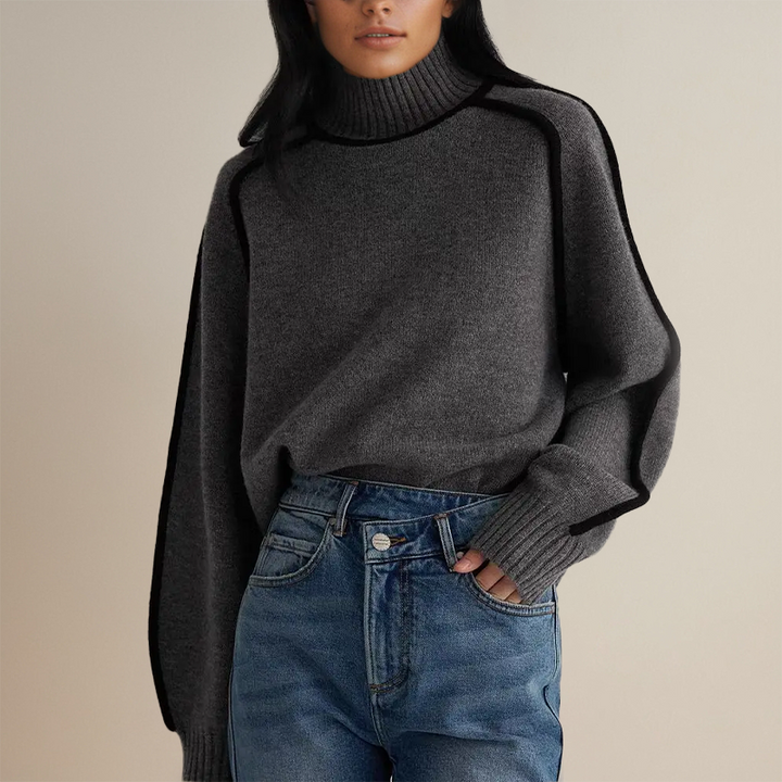 OLIVE | CASHMERE TURTLENECK