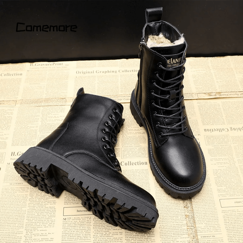 BARBARA | LACED WINTER BOOTS WITH LINED INSIDE