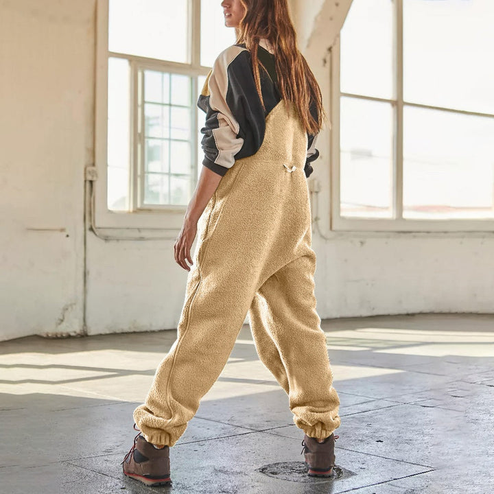 MARIE | ADJUSTABLE CORDUROY FLEECE JUMPSUIT