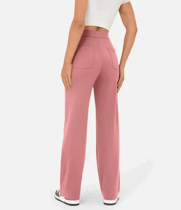 ISLA | HIGH-WAISTED ELASTIC CASUAL PANTS