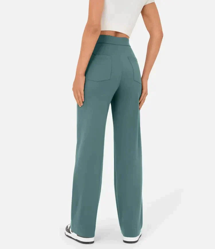 ISLA | HIGH-WAISTED ELASTIC CASUAL PANTS