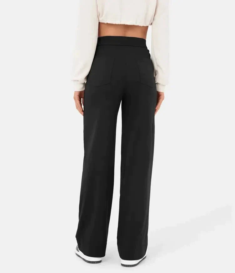 ISLA | HIGH-WAISTED ELASTIC CASUAL PANTS