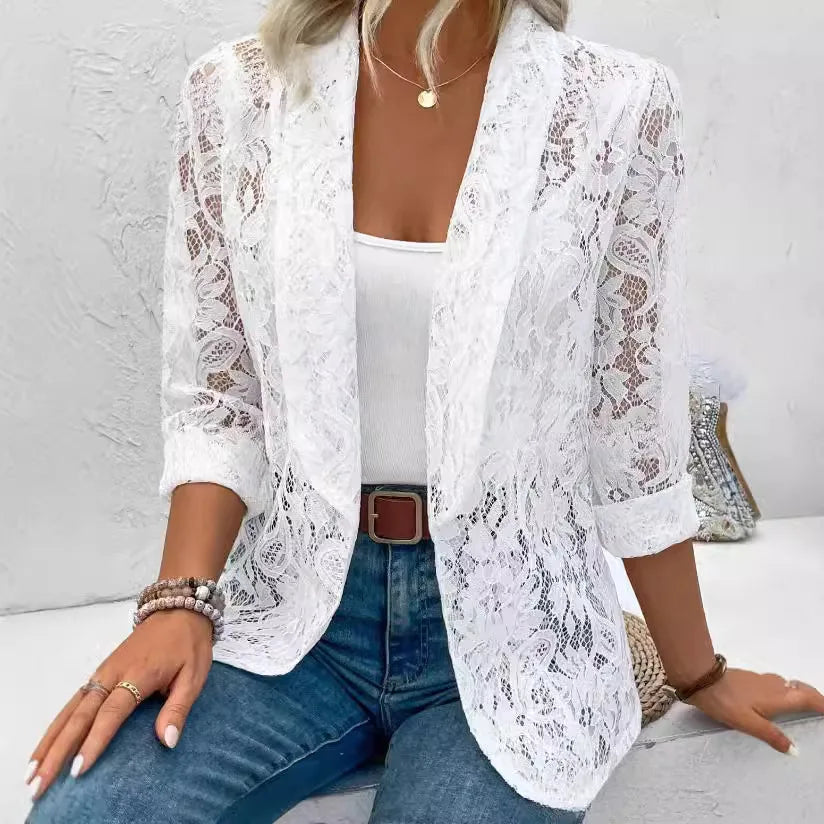 AMANDA | ELEGANT LACE BLAZER