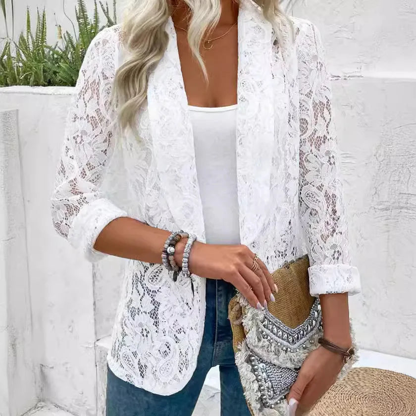 AMANDA | ELEGANT LACE BLAZER