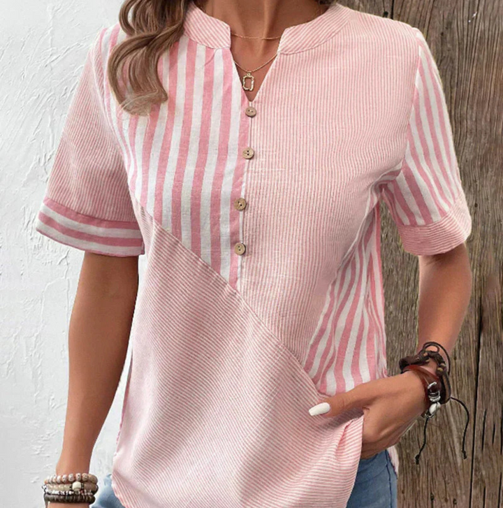 ELSIE | ELEGANT STRIPED BLOUSE