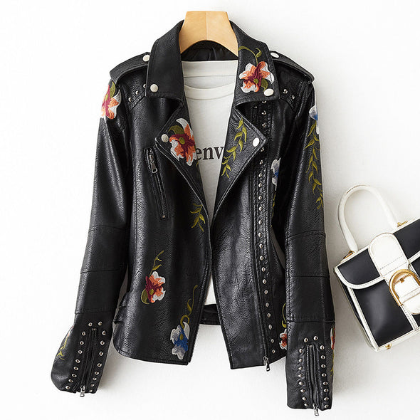 CHARLOTTE | EDGY LEATHER JACKET